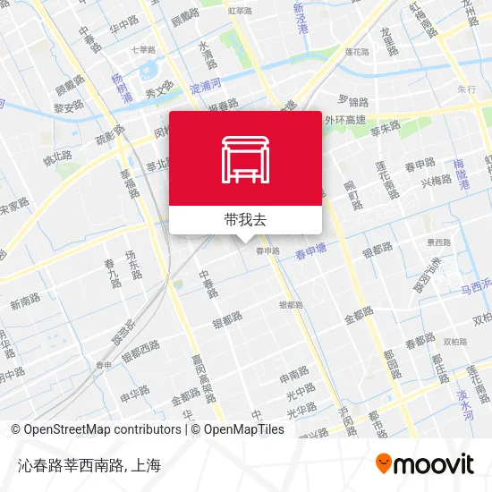 沁春路莘西南路地图