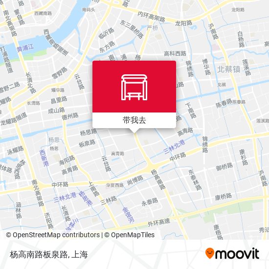 杨高南路板泉路地图