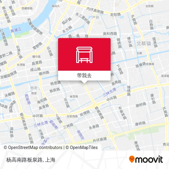 杨高南路板泉路地图