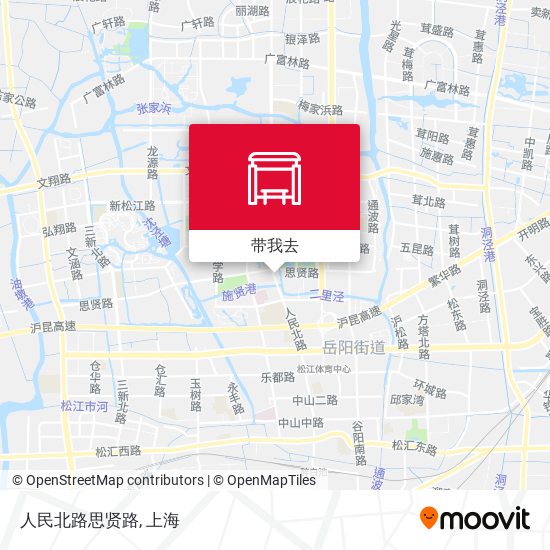 人民北路思贤路地图