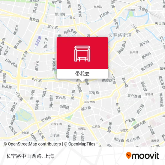 长宁路中山西路地图