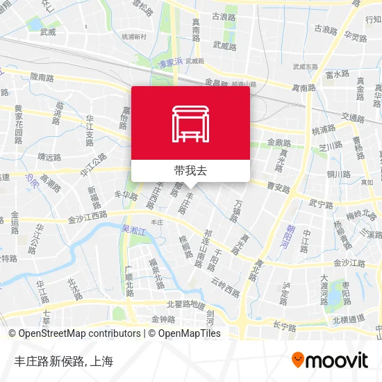 丰庄路新侯路地图