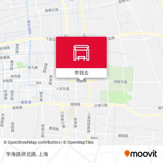 学海路拱北路地图