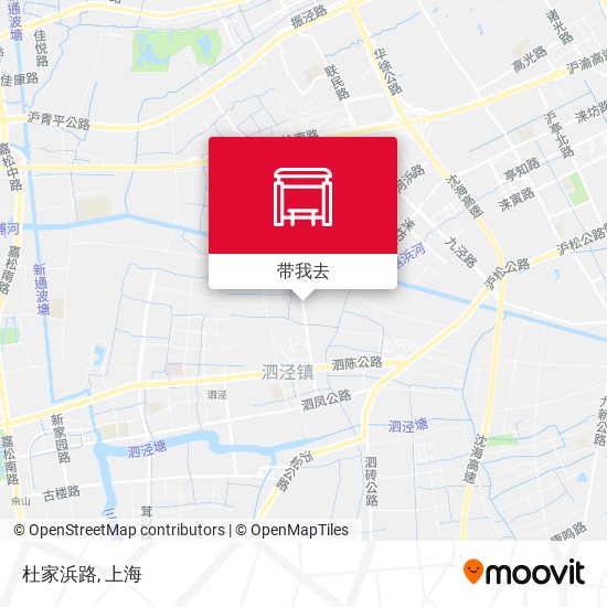 杜家浜路地图