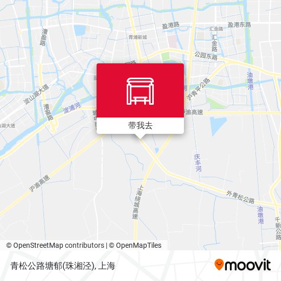 青松公路塘郁(珠湘泾)地图