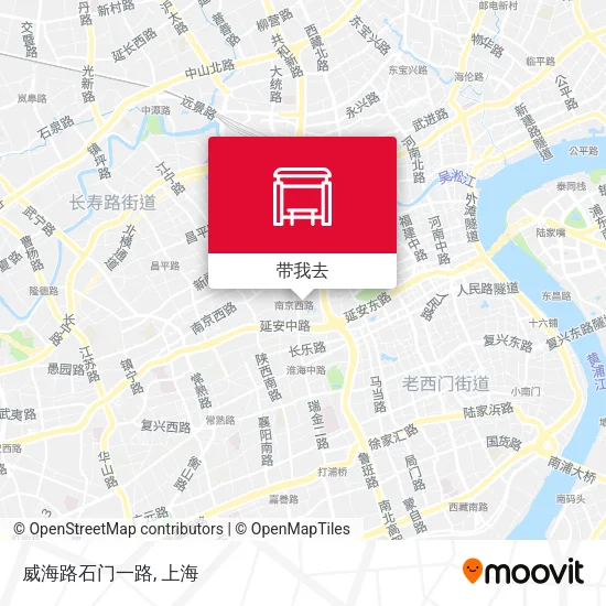 威海路石门一路地图