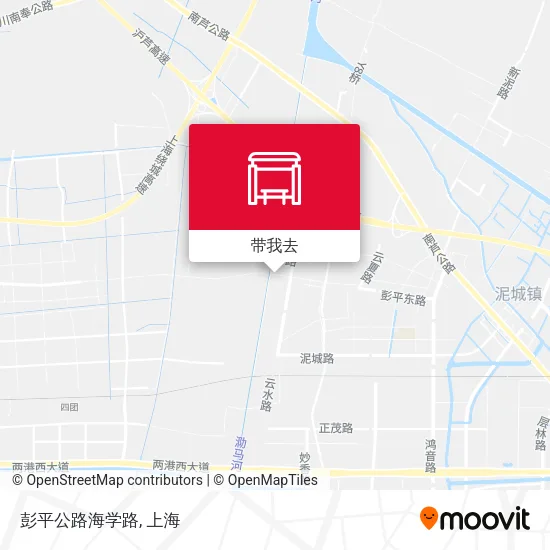 彭平公路海学路地图