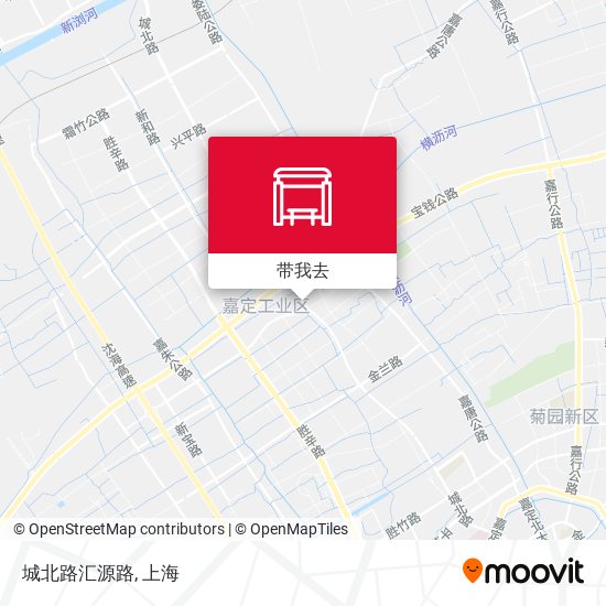 城北路汇源路地图