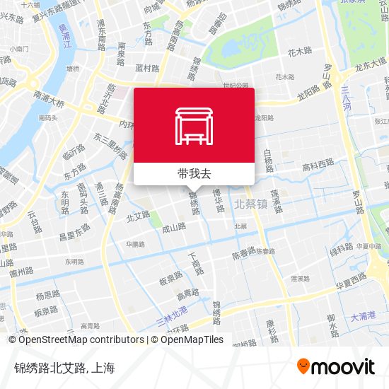 锦绣路北艾路地图
