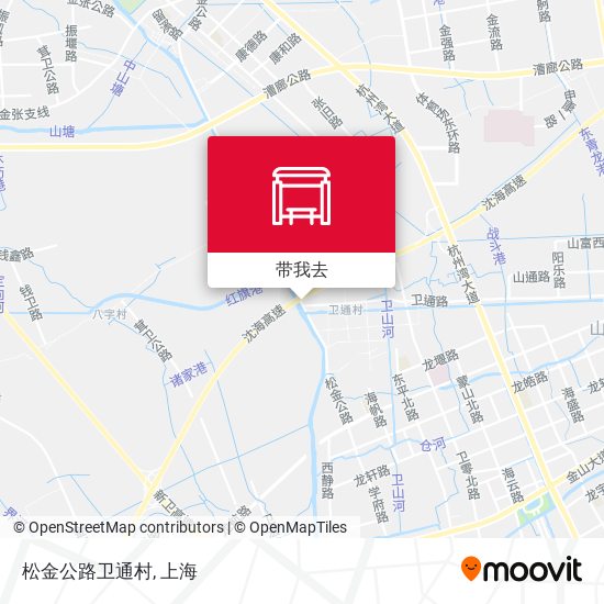 松金公路卫通村地图
