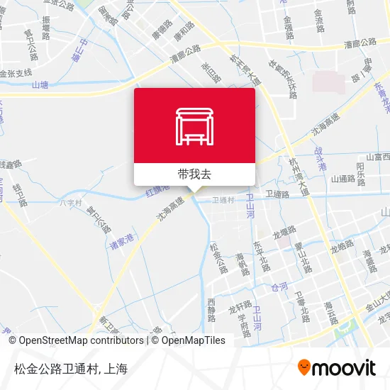 松金公路卫通村地图