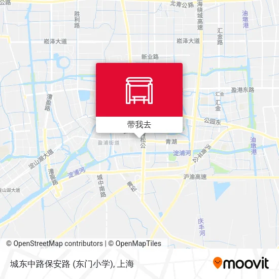 城东中路保安路 (东门小学)地图