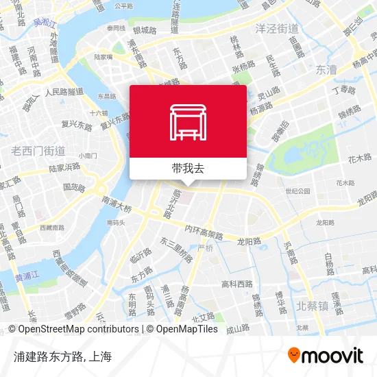 浦建路东方路地图