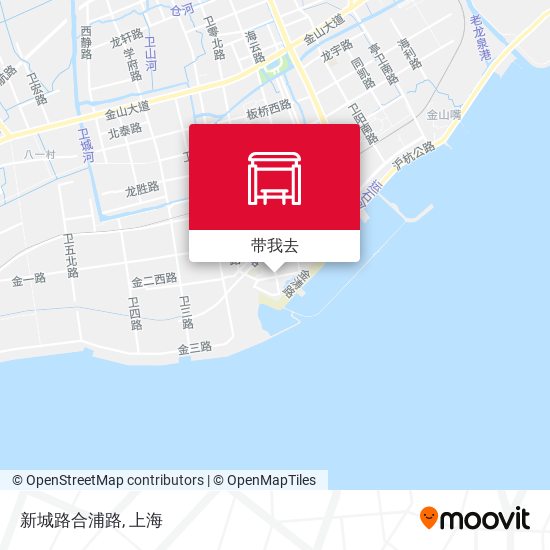 新城路合浦路地图