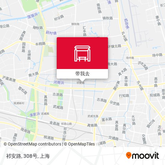 祁安路, 308号地图