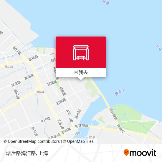塘后路海江路地图