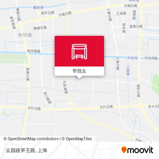 众园路笋王路地图