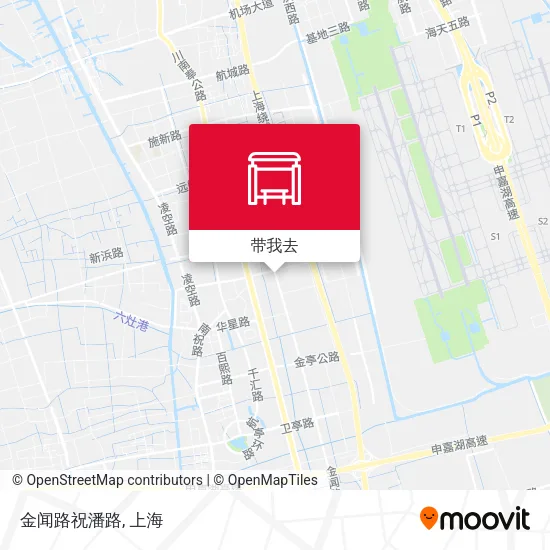 金闻路祝潘路地图