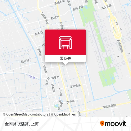 金闻路祝潘路地图
