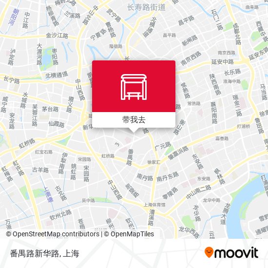 番禺路新华路地图