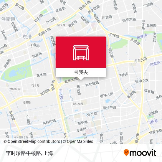 李时珍路牛顿路地图