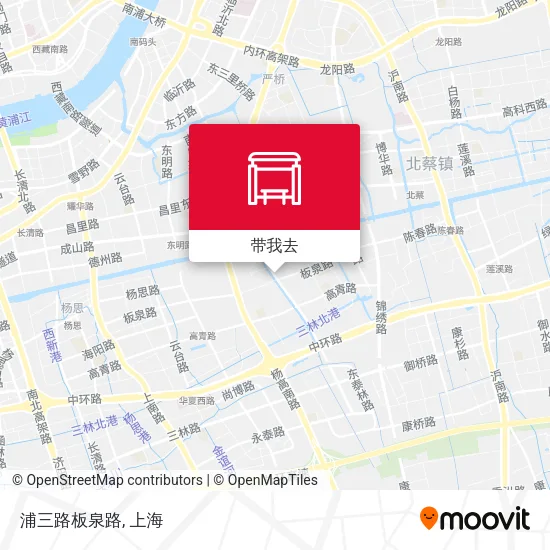 浦三路板泉路地图