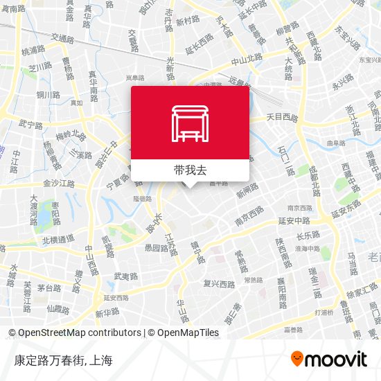 康定路万春街地图