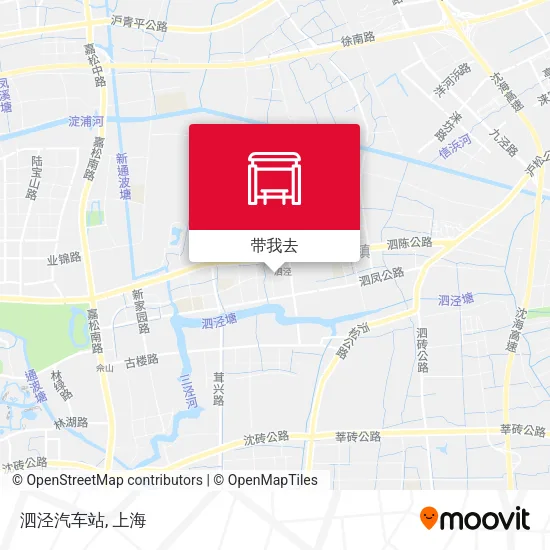 泗泾汽车站地图
