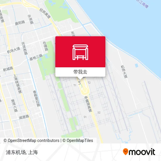 浦东机场地图