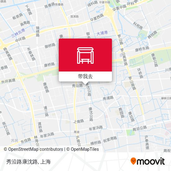 秀沿路康沈路地图