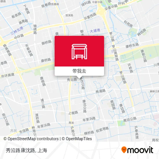 秀沿路康沈路地图