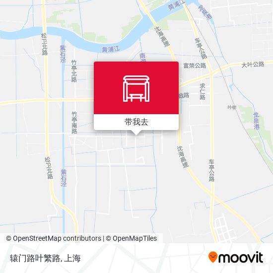 辕门路叶繁路地图