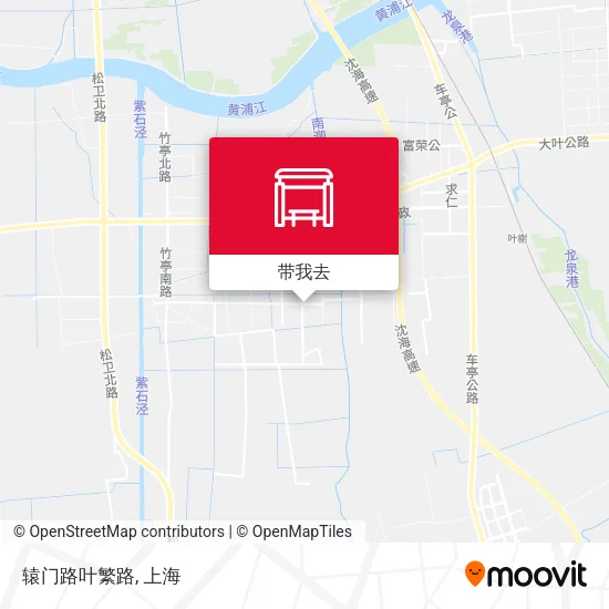 辕门路叶繁路地图