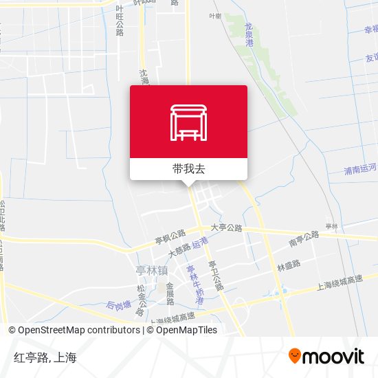 红亭路地图
