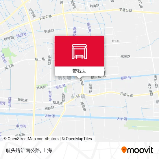航头路沪南公路地图