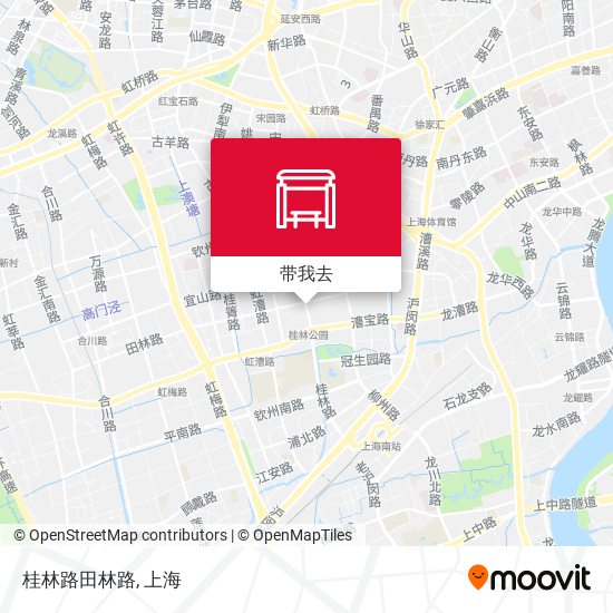 桂林路田林路地图