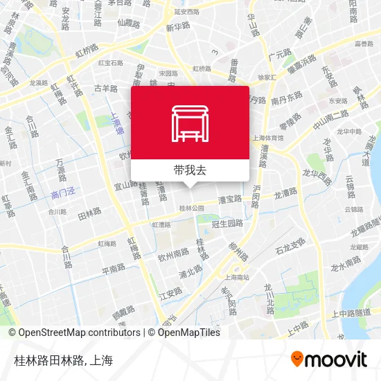 桂林路田林路地图