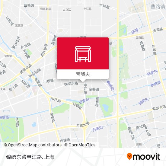 锦绣东路申江路地图