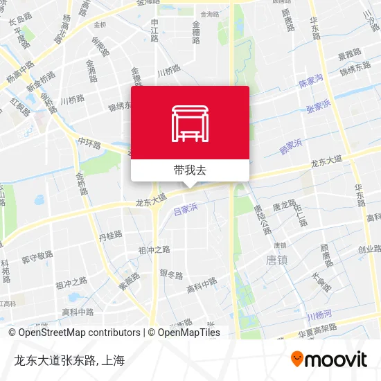 龙东大道张东路地图