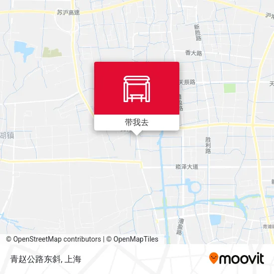 青赵公路东斜地图