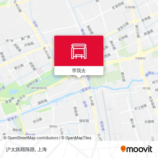 沪太路顾陈路地图