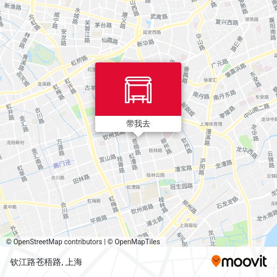 钦江路苍梧路地图