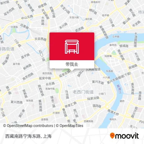 西藏南路宁海东路地图
