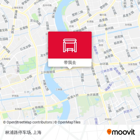 林浦路停车场地图