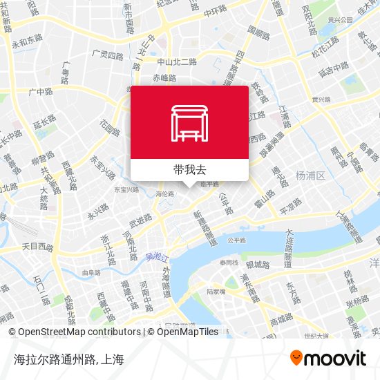 海拉尔路通州路地图
