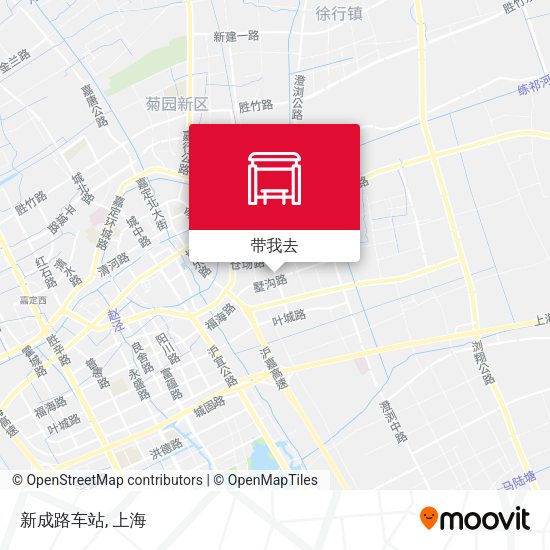 新成路车站地图