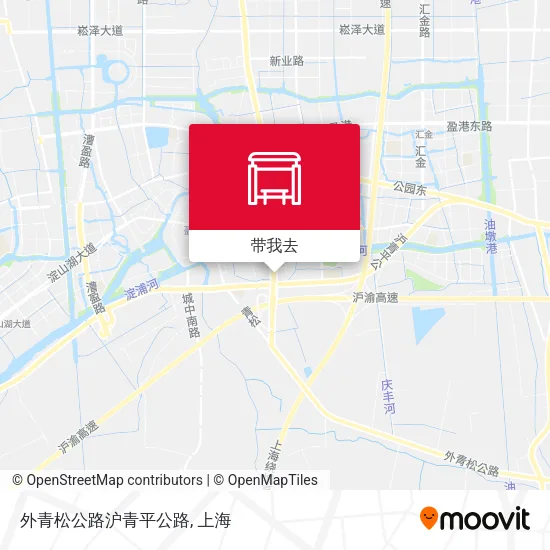 外青松公路沪青平公路地图