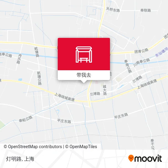 灯明路地图