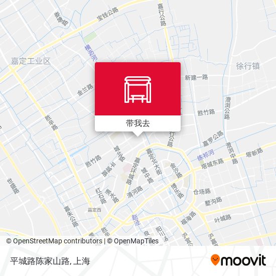 平城路陈家山路地图