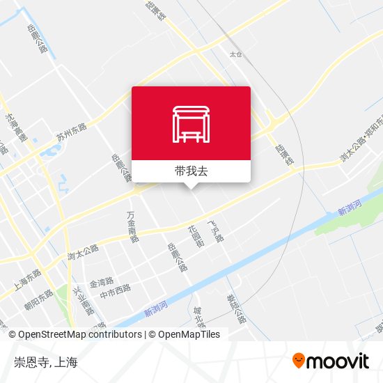 崇恩寺地图